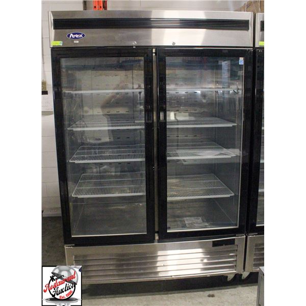ATOSA COMMERCIAL DOUBLE GLASS DOOR COOLER