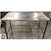 Image 1 : S/S WORK TABLE 60" X 30" X 35.5"