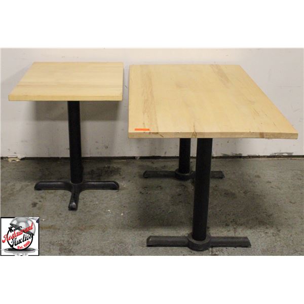 BAILIFF SEIZURE: 2 DINING TABLES