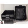 Image 1 : BAILIFF SEIZURE: 5 BLACK PLASTIC BINS