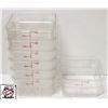 Image 1 : BAILIFF SEIZURE: 7 CAMBRO 2QT PLASTIC BINS