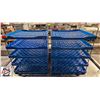 Image 1 : BAILIFF SEIZURE: 10 BLUE PLASTIC BREAD TRAYS