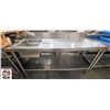 Image 1 : BAILIFF SEIZURE: S/S WORK TABLE W/ BUILT-IN SINK