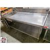 Image 2 : BAILIFF SEIZURE: S/S WORK TABLE W/ BUILT-IN SINK