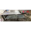 Image 1 : BAILIFF SEIZURE: S/S WORK TABLE 84" X 30" X 34.5"