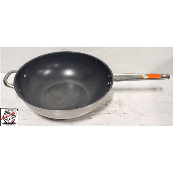 BAILIFF SEIZURE: IKEA FLAT BOTTOM NON-STICK WOK