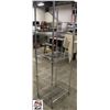 Image 2 : BAILIFF SEIZURE: CHROME 4-TIER WIRE RACK