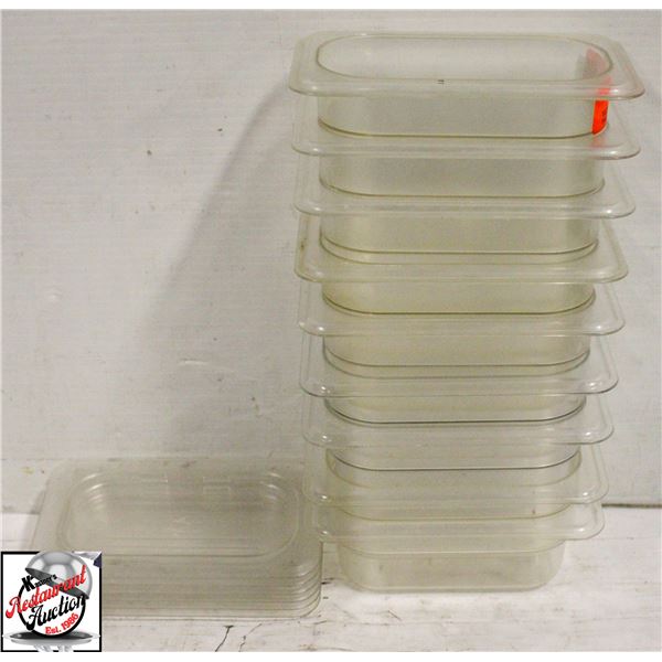 BAILIFF SEIZURE: 9 PLASTIC 1/9-SIZE INSERTS