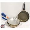 Image 1 : BAILIFF SEIZURE: 4 10" FRYING PANS