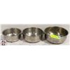 Image 1 : 3 HIGH QUALITY S/S BOWLS