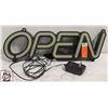 Image 1 : BAILIFF SEIZURE: LIGHT-UP "OPEN" SIGN