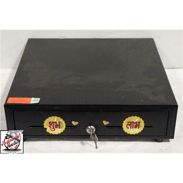 BAILIFF SEIZURE: BLACK CASH DRAWER W/ KEYS