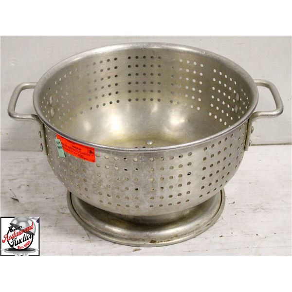 BAILIFF SEIZURE: ALUMINUM STRAINER 12" X 6" DEEP