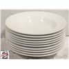 Image 1 : 10 WHITE 9" PASTA BOWLS