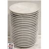 Image 1 : 20 WHITE 6" SAUCERS