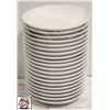 Image 1 : 20 WHITE 6" SAUCERS