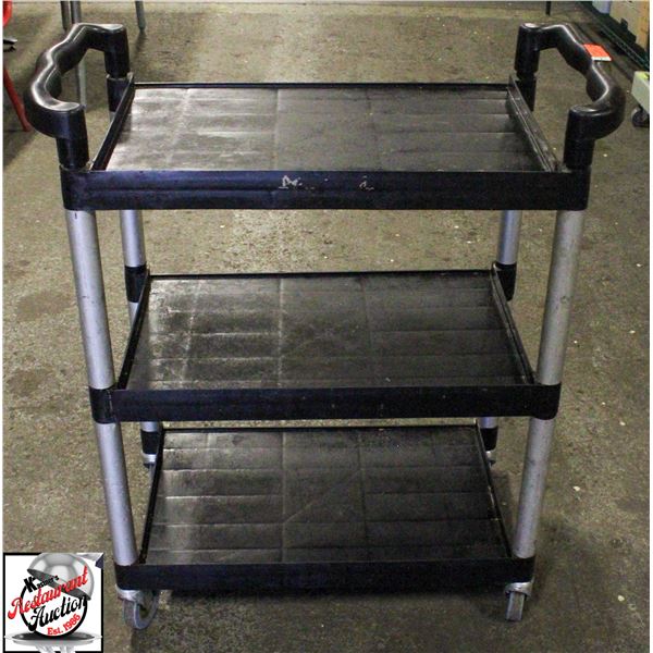 BAILIFF SEIZURE: BLACK PLASTIC UTILITY CART
