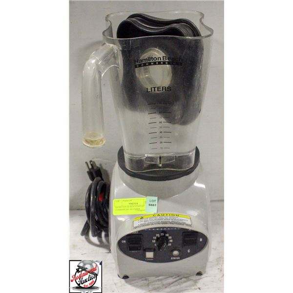 HAMILTON BEACH TEMPEST COMMERCIAL BLENDER