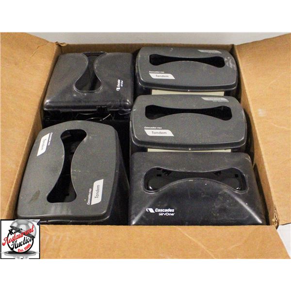 10 CASCADES NAPKIN DISPENSERS