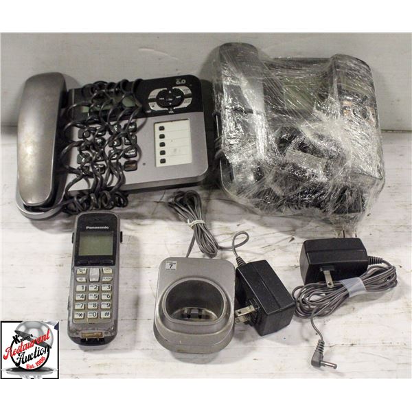 4 PANASONIC LANDLINE PHONES