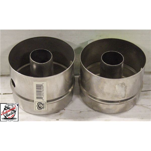 2 NEW JOHNSON ROSE DONUT CUTTERS