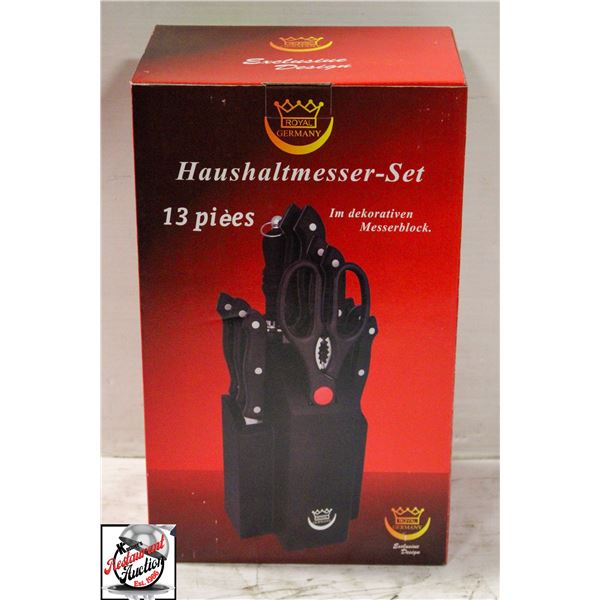 ROYAL GERMANY 13-PIECE HOUSEHOLD KNIFESET