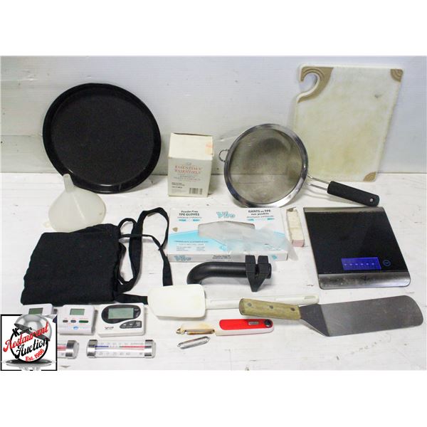BAILIFF SEIZURE: BIN OF RESTAURANT MISC