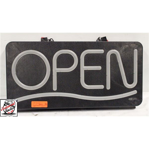 BAILIFF SEIZURE: LIGHT-UP OPEN SIGN
