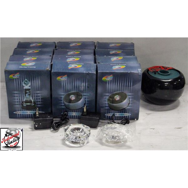 BAILIFF SEIZURE: 14 SHENG GUANG LED LIGHT BASES