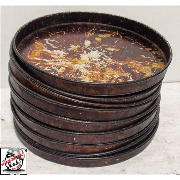 BAILIFF SEIZURE: 9 PIZZA PANS 12"