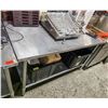 Image 2 : BAILIFF SEIZURE: S/S WORK TABLE 60" X 30" X 36"