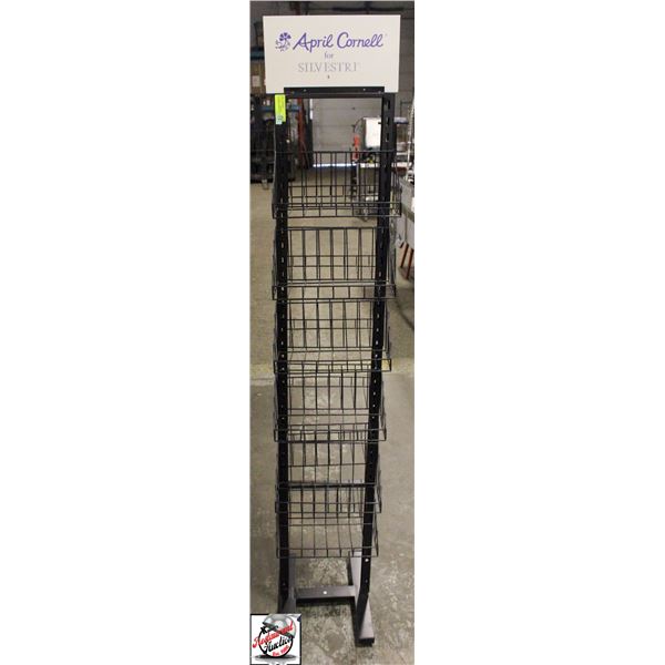 71.5" METAL DISPLAY RACK