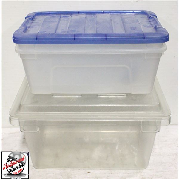 BAILIFF SEIZURE: ASSORTED PLASTIC TOTES