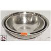 Image 1 : BAILIFF SEIZURE: 3 ALUMINUM BOWLS