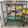 Image 1 : BAILIFF SEIZURE: GREEN 4-TIER WIRE RACK