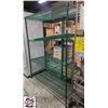 Image 2 : BAILIFF SEIZURE: GREEN 4-TIER WIRE RACK