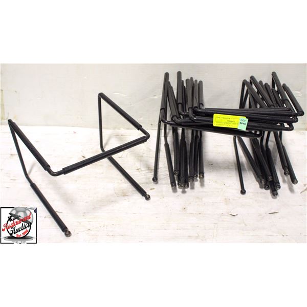 10 PIZZA SERVING TRAY TABLE STANDS 9" X 9" X 7"