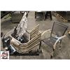 Image 1 : METAL OUTDOOR DINING CHAIRS