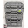 Image 1 : 4 PLASTIC DISHWASHER RACKS 25 COMPARTMENTS