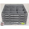 Image 1 : PLASTIC DISHWASHER RACK 9 COMPARTMENTS