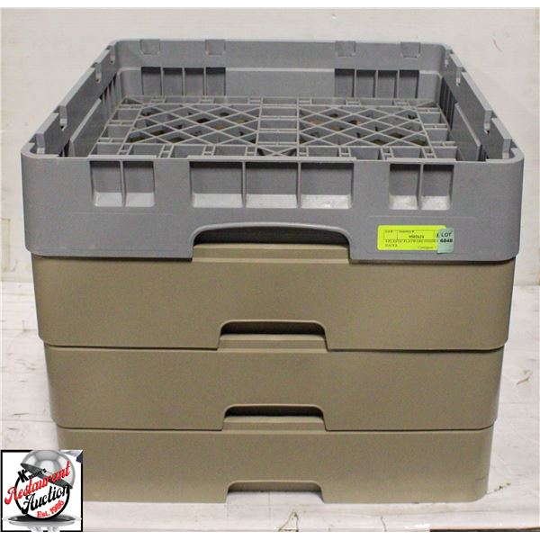 4 PLASTIC FLATWARE DISHWASHER RACKS