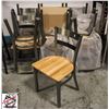 Image 1 : 4 NEW OLD STOCK JETCO METAL DINING CHAIRS W/ WOOD