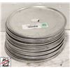 Image 1 : 24 NEW JOHNSON ROSE 7" ALUMINUM PIZZA PANS