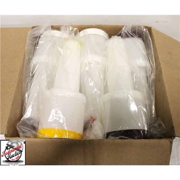 BOX OF 12 NEW 1 PINT POUR MASTER POURERS