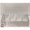 Image 1 : NEW UPDATE INTERNATIONAL 4-COMPARTMENT CONDIMENT