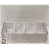 Image 1 : NEW UPDATE INTERNATIONAL 4-COMPARTMENT CONDIMENT