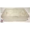 Image 1 : LOT OF 2 RUBBERMAID CLEAR STORAGE TOTES