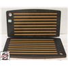 Image 1 : 3 NEW EPICUREAN WOODEN BREAD CUTTING BOARDS