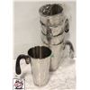 Image 1 : 5 NEW JOHNSON ROSE 30 OZ MALT CUPS W/ HANDLES