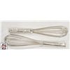 Image 1 : 2 NEW JOHNSON ROSE 14" PIANO WIRE WHISKS